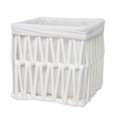 China Sustainable Hand - Woven Living Room Cotton Rope Box Children's Toy Storage Basket Home Sundries Basket for sale