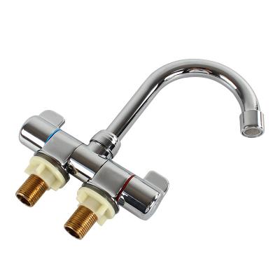 China Durable TYTXRV rv accessories 360 degree rotation cold and hot water caravan rv folding faucet for sale