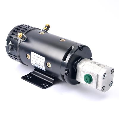 China 24V 4KW Drip-proof High Torque DC Electric Motor ZD2973H WITH GEAR PUMP for sale