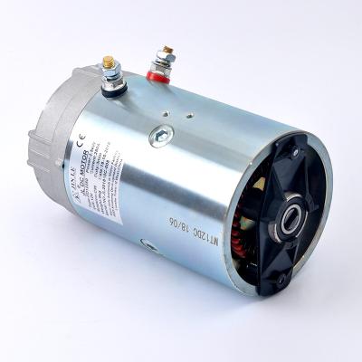 China Chinese factory high quality 12V 2.5KW high torque DC electric motor O.D.114mm ZD12250 drip proof for sale