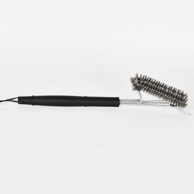 China Barbecue Steel Wire Mesh Brush Easily Cleaned Special Cleaning Brush Grilling Brush Tool Iron for sale