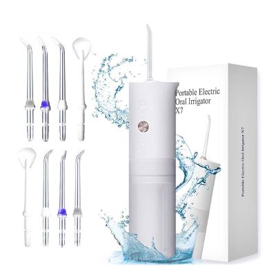 China Smart Type Drinking Oral Water Jet Cordless Water Flosser Dental Care Car Irrigator Gift Travel Smart App Connected for sale