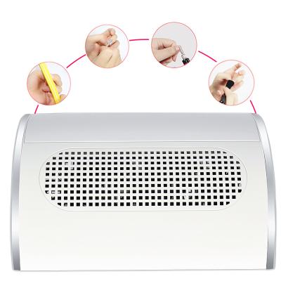 China Gather Powerful Nail Art Tool Extractor Fan For Manicure Nail Dust 40W Nail Dust Vacuum Cleaner 3 Professional Loud Low Suction Fan for sale