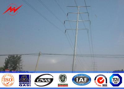 China 33 Kv High Tension Line Steel Tubular Pole Bitumen Protection for sale