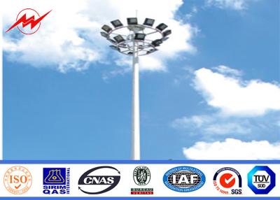 China 10m 20m 25m 30m high mast tower flood lighting poles for stidum for sale