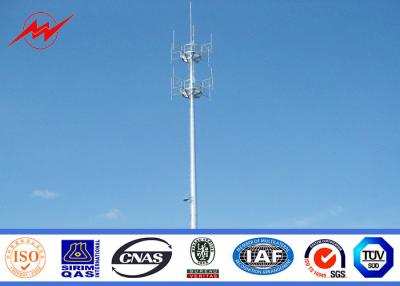 China Autossuficiente torre galvanizada da estrutura, torre de Polo da antena da telecomunicação mono à venda