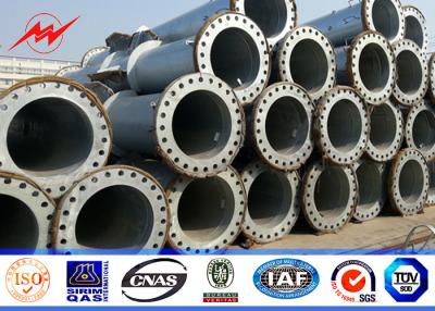 China Spun Prestressed Concrete Electric Pole Galvanization Transmission Line Steel Pole Distribution for sale