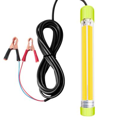 China Anti-extrusion / Corrosion Protection COB60W Fish Attractor Lamp IP68 Water Resistant LED Lure 15m Underwater Fishing Light 12v for sale