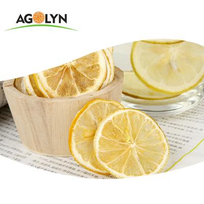 China AGOLYN Dry Wholesale Natural Freeze Dried Lemon Slices for sale