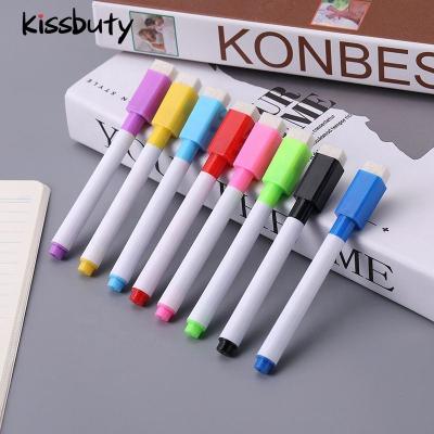 China Exquisite most popular fashionable style clean whiteboard plastic marker pen easily with brush for sale