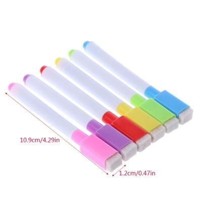 China Exquisite Fine Tip Erase Markers 10 Colors Durable Whiteboard Dry Marker Pen for sale