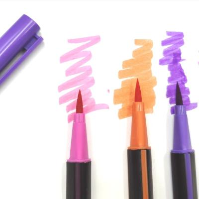 China Diversified 10 Color Water-Based Watercolor Brush Pen Children's Fill Paint Color for sale