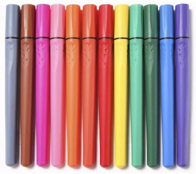 China Kids .students set of 24 vibrant water colors brush markers with real nylon tips for watercolor painting for sale