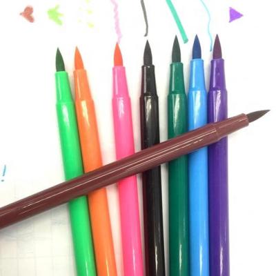 China Flexible Nylon Brush Tip Watercolor Brush Pen Set Art Markers Water Color Brush Pen 24 Colors 16.9*1cm for sale