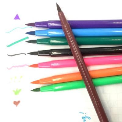 China Nylon Real Colors Art Makers Tip Watercolor Brush Pen Water Based Color Ink 16.9*1cm for sale