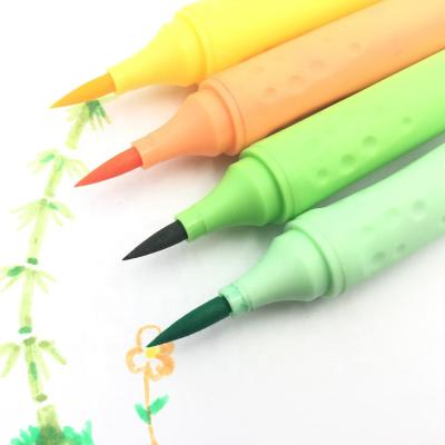 China Children .students sketch art marker tip watercolor note nylon pen made in China for sale