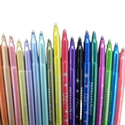 China Glitter Ink Metal Watercolor Pen 10/12/24 New For Paint Marks for sale