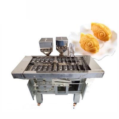 China Full automatic various mold stuffed cake machine korea nut cake making machine taiyaki maker for sale