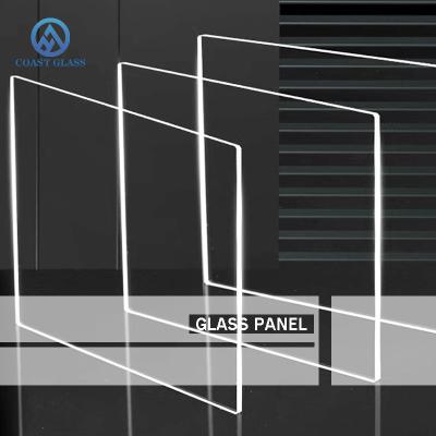 China Drill Hole Deep Processing Glass Panels Cut To Size Flat Polished Edge for sale