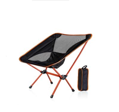 China Outdoor Aluminum Lightweight Folding Beach Chair Camping Beach Chair Fishing Stool For Travel Picnic for sale