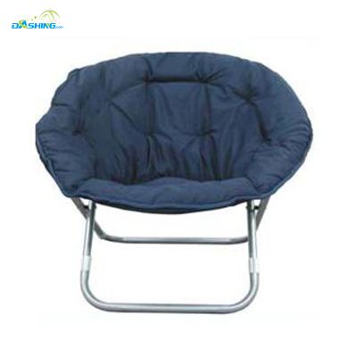 China Modern Washable Moon Folding Chair For Adults And Children, Lovely Round Oxford Cloth Filling Cotton for sale