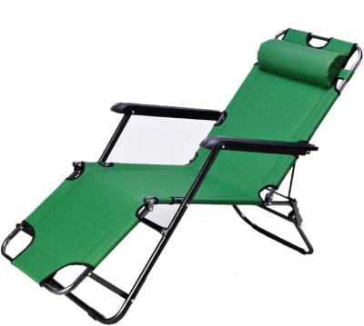 China Wholesale Modern Outdoor Aluminum Folding Lazy Reclining Chair Fabric Weightless Lazy Lawn Loungers With Canopy Cup Holder for sale