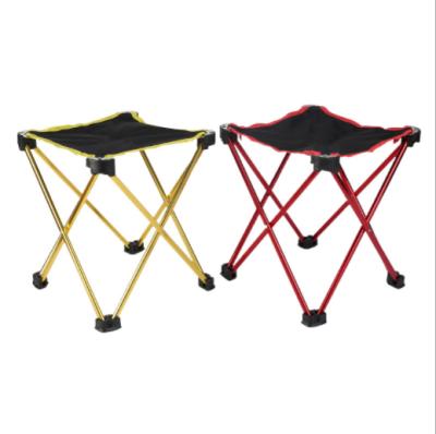 China Fabric: 600D polyester with PVC coated aluminum factory wholesale folding outdoor camping fishing BBQ stool picnic metal 600D polyester portable folding hiking seat for sale