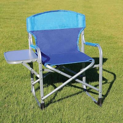 China Modern Wholesale Portable Foldable Aluminum Director Chair Children Folding Camping Beach for sale