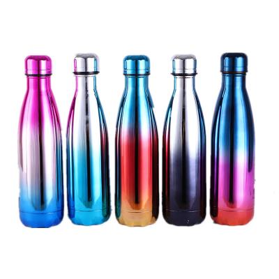 China Amazon Coke Bottle Insulation Mug PORTABLE Hot Selling Custom UV Electroplating Stainless Steel Water Bottle for sale