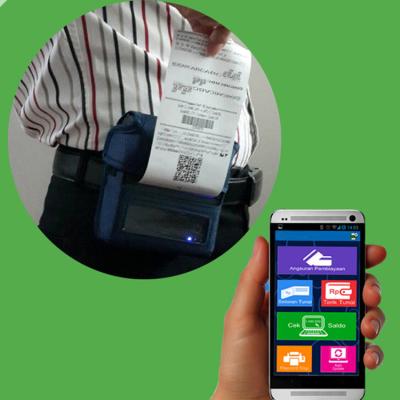 China Mini Fast Speed ​​Android USB Printers ER-80A 80mm POS Thermal Printer Black And White Wireless Blue Tooth Receipt Printer for sale