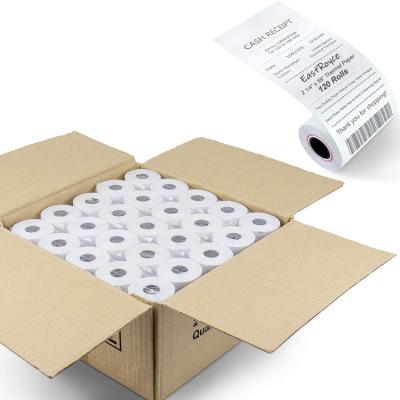 China Good Quality Paper Supply 57x40mm Thermal Paper Crisp Receipt Paper Compatable With Mobile Receipt Printer 58mm, 120Rolls for sale