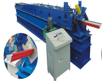 China Make Tile Steel Standing Seam Roof Gutter Steel Roll Forming Machine for sale