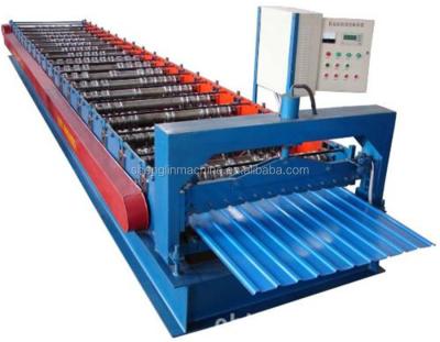 China ROOF Roll Forming Machine For Production Of 10 Mm Corrugated Sheet for sale