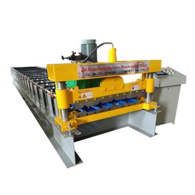 China Make Roof Tile IBR Color Steel Sheet Roof Panel Making Roll Forming Machine for sale