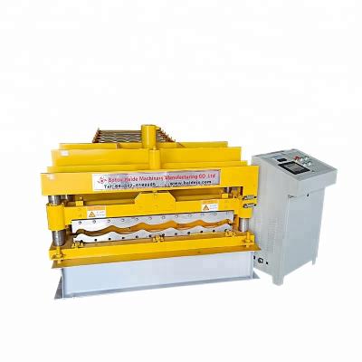 China ROOF Glazed Steel Tile Roll Forming Machine For Making Ceramic Tiles for sale