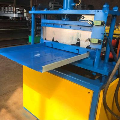 China Colored Coil Metal POS Seam Roof Sheet Roll Forming Machine for sale