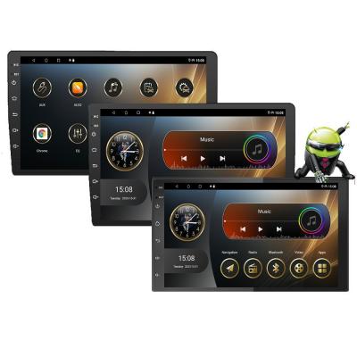 China 4 Core CPU 10.1 Inch 2 Din Touch Screen GPS Navigation Android Car Radio for Universal for sale