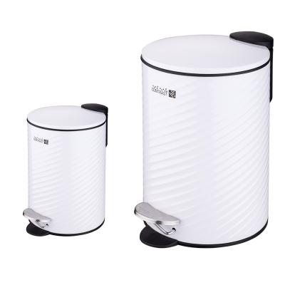 China Viable Hot Sale Kitchen Metal Foot Pedal Trash Can Waste Bin for sale