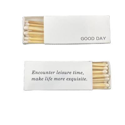 China Cheap Party Hotel Forcandle Label UV Stopper Factory Safety Custom Made Matches For Candle Box Stick For Hotel Colorful Bulk Luxury Matches for sale