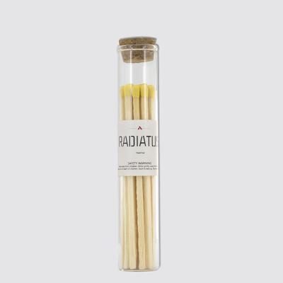 China Household Wooden Matches In Bottle Candle Aromatherapy , New Custom Colored Match Sticks In Glass Jar Bottle Matches for sale