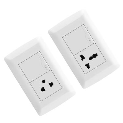 China PC wire drawing board. Copper Fit Switch South American Electrical Wall Switch And Socket Switch Cambodia Modular Socket With 2 USB Ports for sale