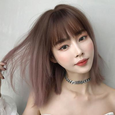 China More Young WIGS 7JHH 2021 Pink Ombre Christmas Uesing Cosplay Wig pelucas Bob Synthetic Wigs For Women Hot Sale Short Bob Wigs for sale