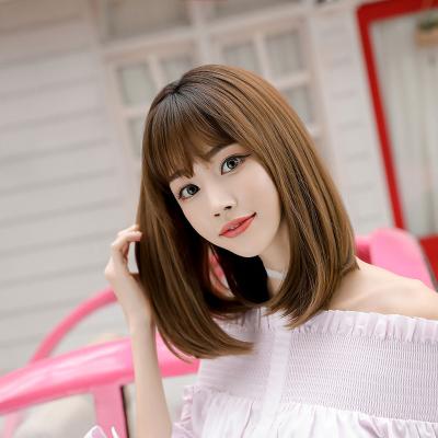 China More Young Pink Natural Looking 7JHH 150% Density Bob Hair Wig With Bans Wholesale Wigs Synthetic Short Bob Hair Cosplay Wig for sale