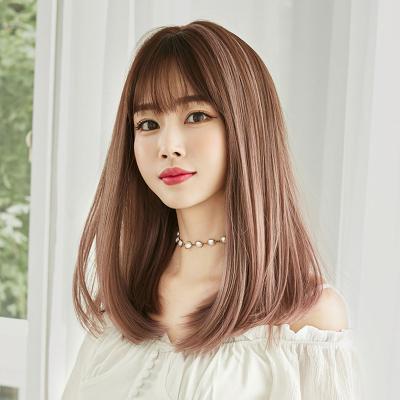 China Wholesale Yiwu Ombre Straight Wigs Younger 7JHH WIGS With Pelucas Hair Heat Resistant Synthetic Wig 150% Strand Fiber Density Wig for sale