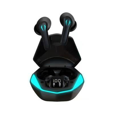 China 2022 Newest In-Ear High Fidelity Lossless Stereo Led Digital Display Effects Change Low Latency Gaming Tws Headset Js18 Earphones for sale