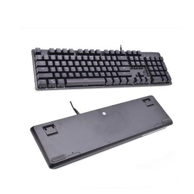 China Gaming Factory Outlet Black Or White Mechanical Gaming Keyboard With RGB Light for sale