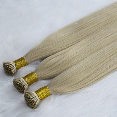 China Double I U Curly Pulled Flat Nano Tip Loop Ring Band Micro Hair Weft Extension In Hand for sale