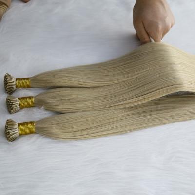 China 100% Raw Pulled Remy Virgin Indian Temple Double Prebonded Curly Curl Keratin I-Tip Hair Extensions for sale