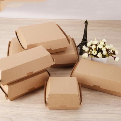 China Quick Disposable Picnic Disposable Hamburger Wrapping Paper Food Wrapping Paper Hamburger Box for sale