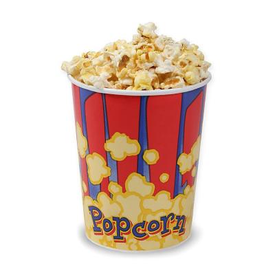 China Printing Disposable Custom Fried Chicken Paper Bucket Personalized Popcorn Cups for sale